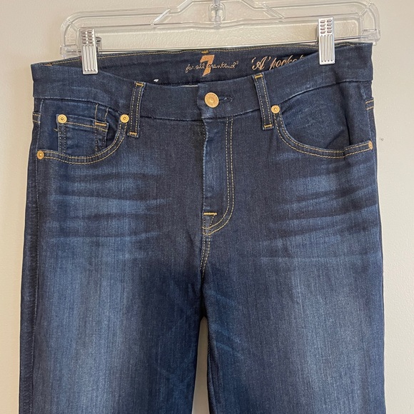 7 For All Mankind A Pocket Flare Leg Jeans - Picture 3 of 8